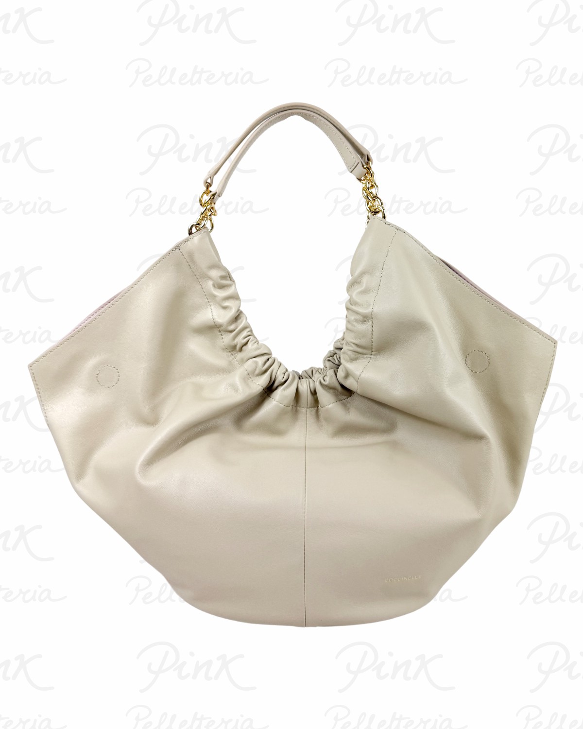 COCCINELLE Smash Shopping Media E1U5F110201 N64 Sandshell