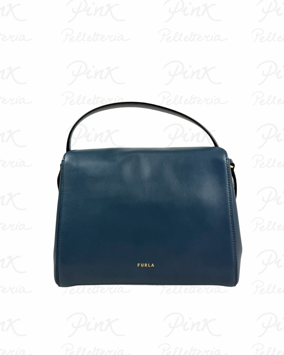 FURLA Domus S Borsa a Mano cTracolla WB01957-BX4184-GU000 Grigio Blu