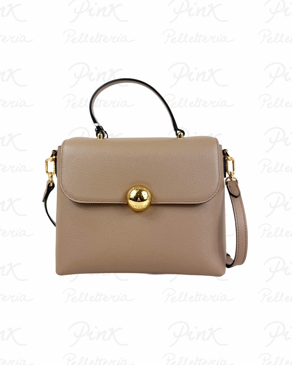 FURLA Moonlight S Borsa a Mano cTracolla WB01882-BX3036-4489S Toffee