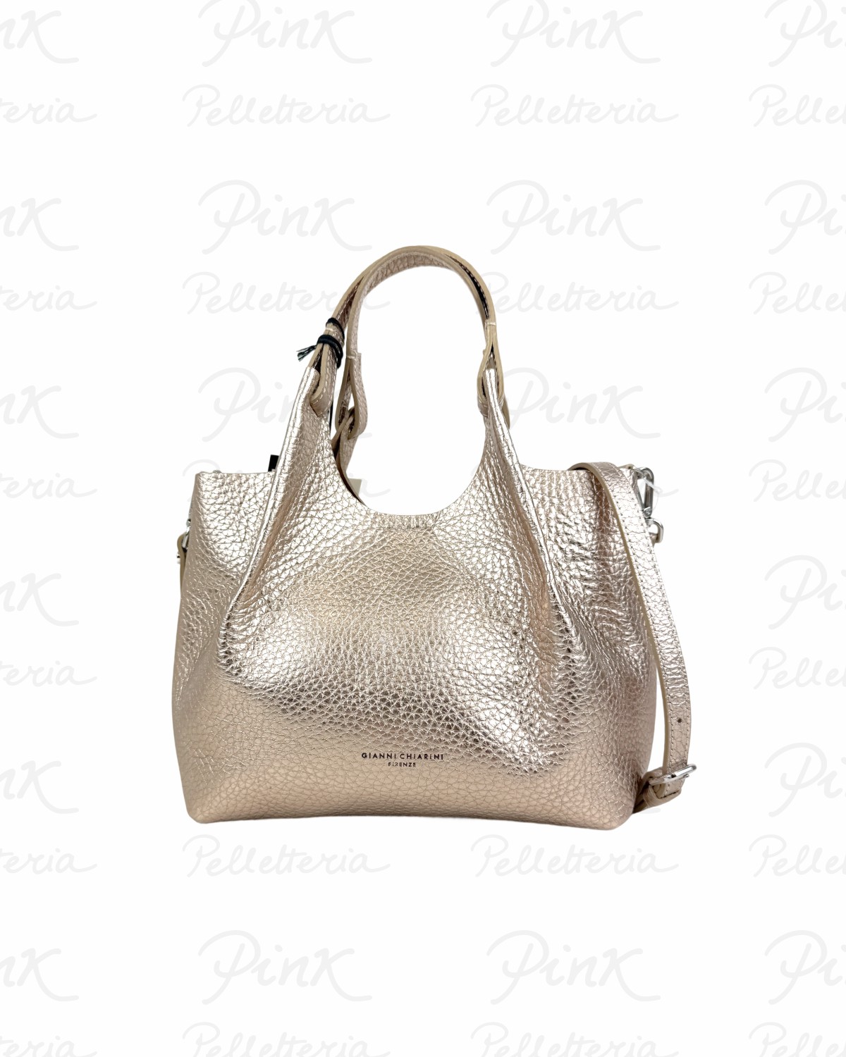 GIANNI CHIARINI Dua 2 Manici + Tracolla Piccola 9719-RNGDBL-14368 MIrage Clay