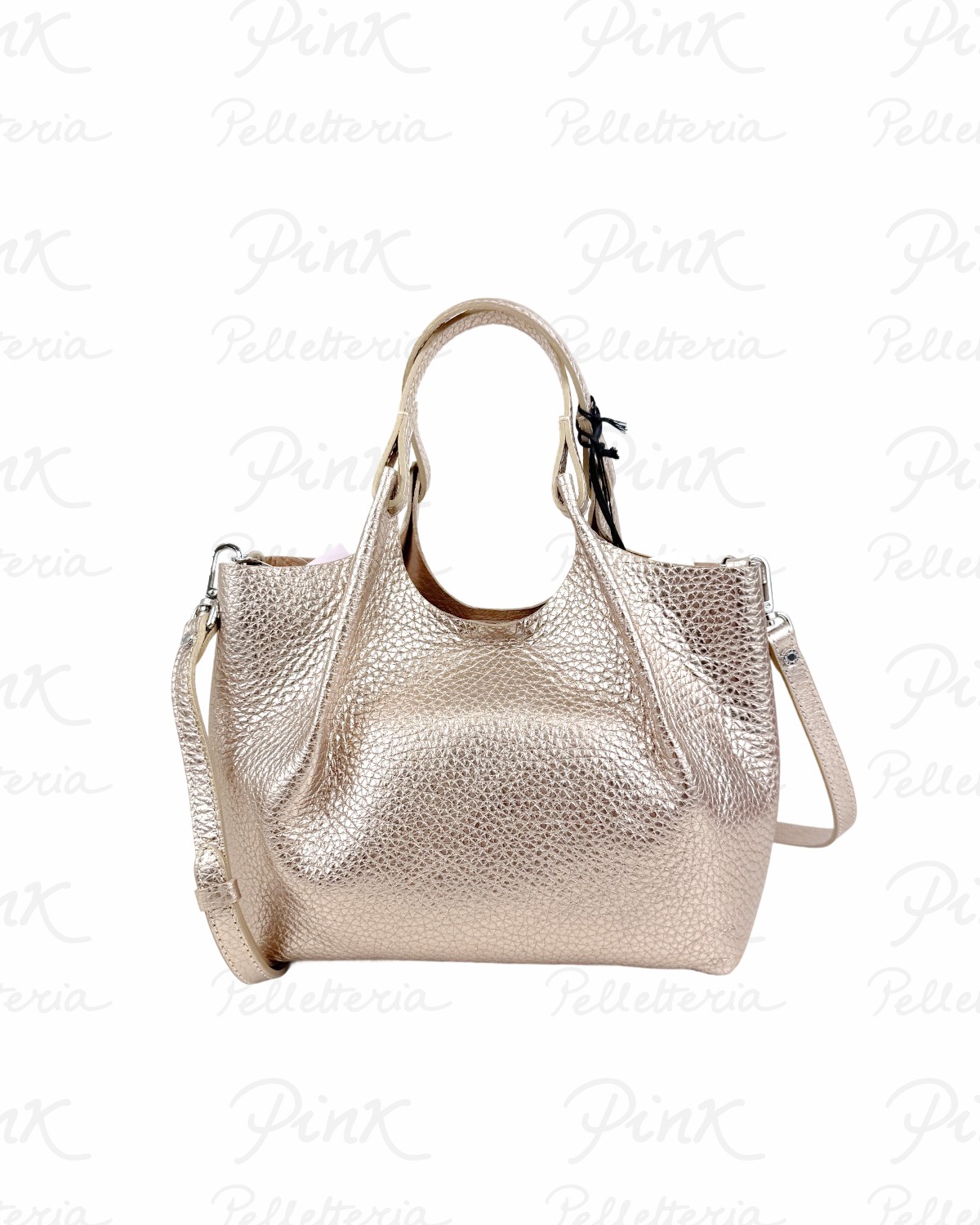 GIANNI CHIARINI Dua 2 Manici + Tracolla Piccola 9719-RNGDBL-14368 MIrage Clay