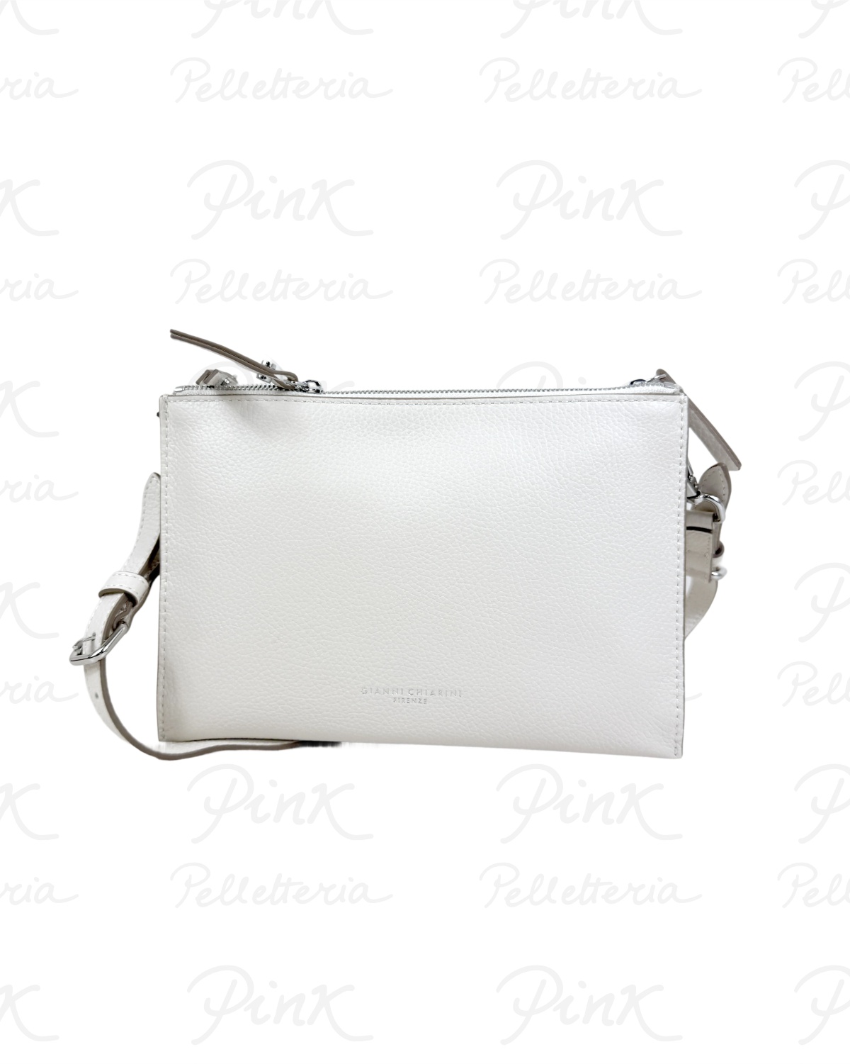 GIANNI CHIARINI Lucille Tracolla Media 2 Zip 11811-COMM-GRN-3890 Marble