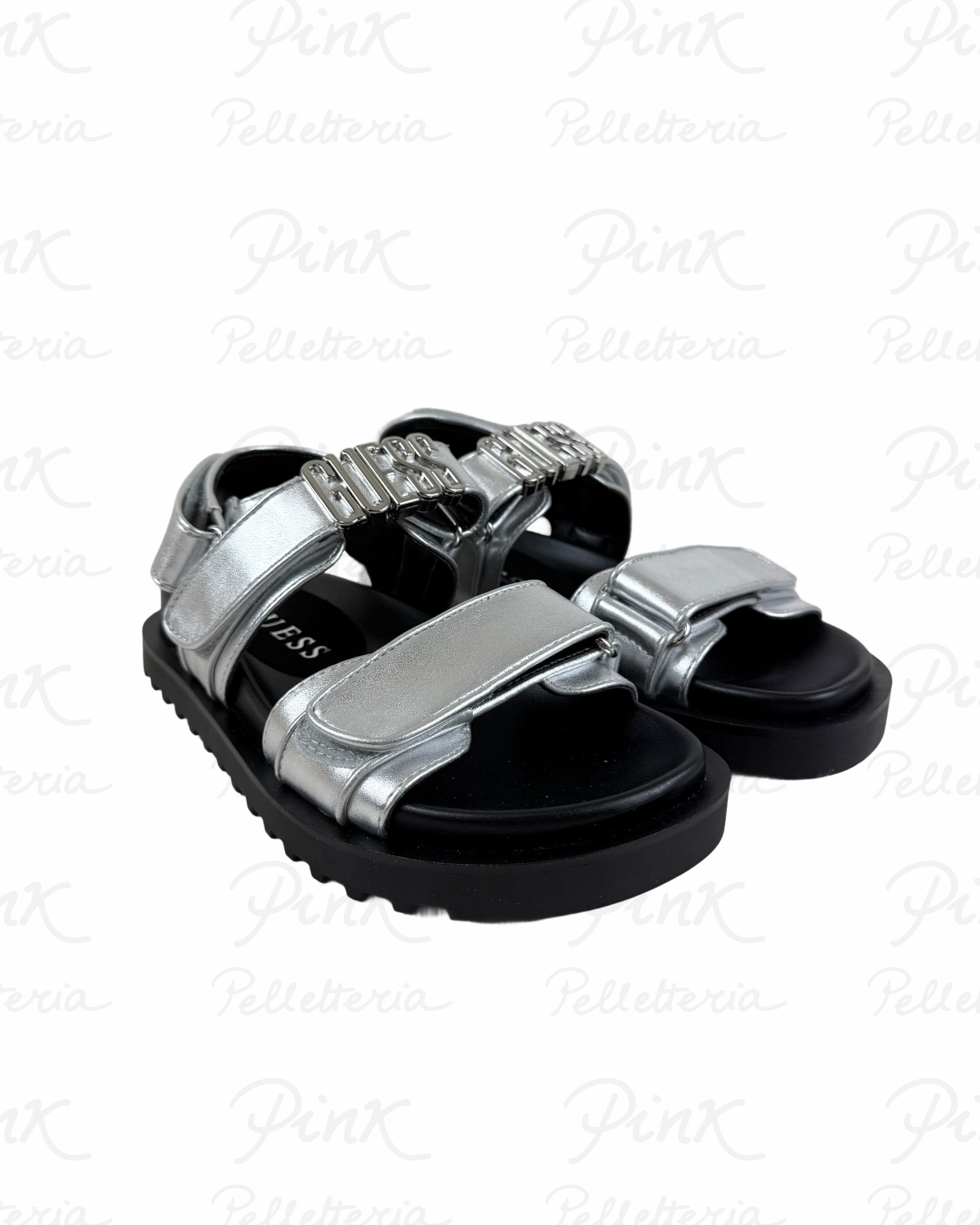 GUESS .Fabelis Sandalo 2 Strap FLJFBLLEL03 SILVE Silver