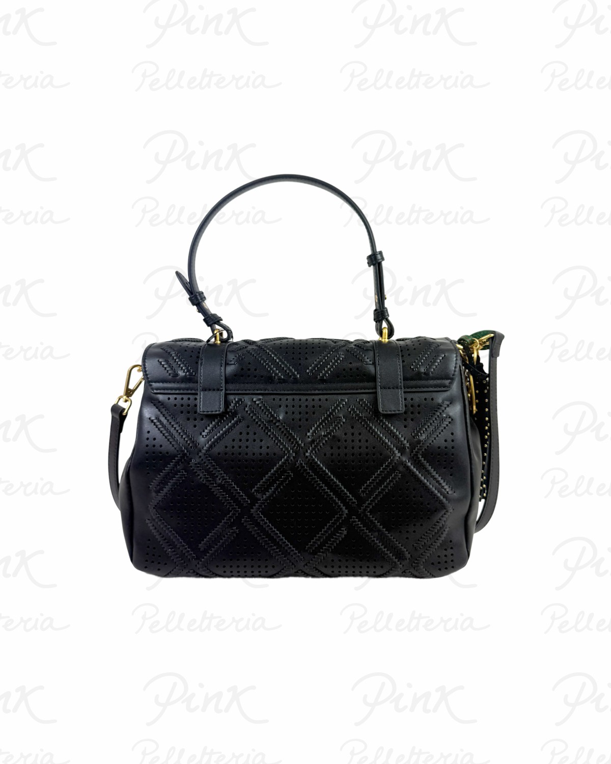 LA CARRIE Labyrinth Atena Big Manico + Patta 161P-XB-401-LEA Black