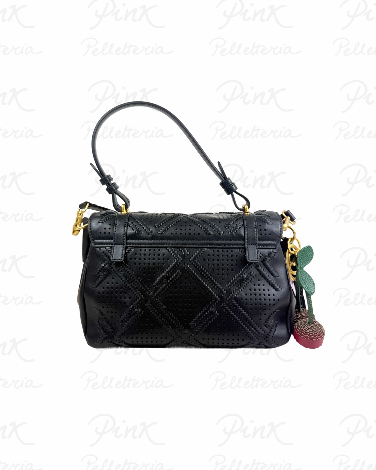 LA CARRIE Labyrinth Atena Medium Manico + Patta 161P-XM-414-LEA Black