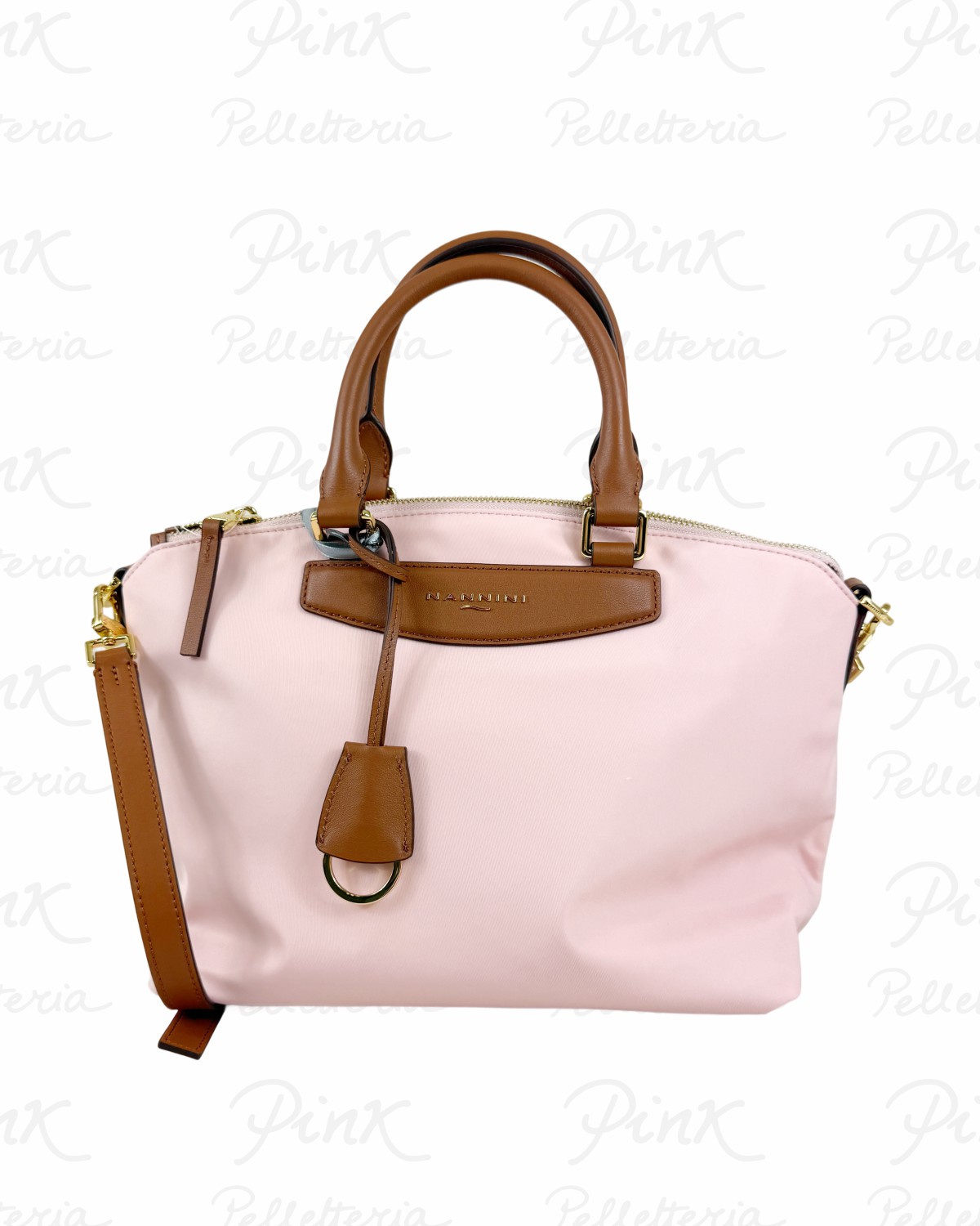 NANNINI Elsa Borsa a Mano cTracolla 19021 CipriaCuoio