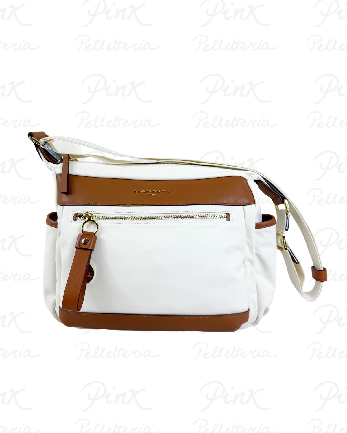 NANNINI Liberty Tracollina 18244 Off-WhiteCuoio