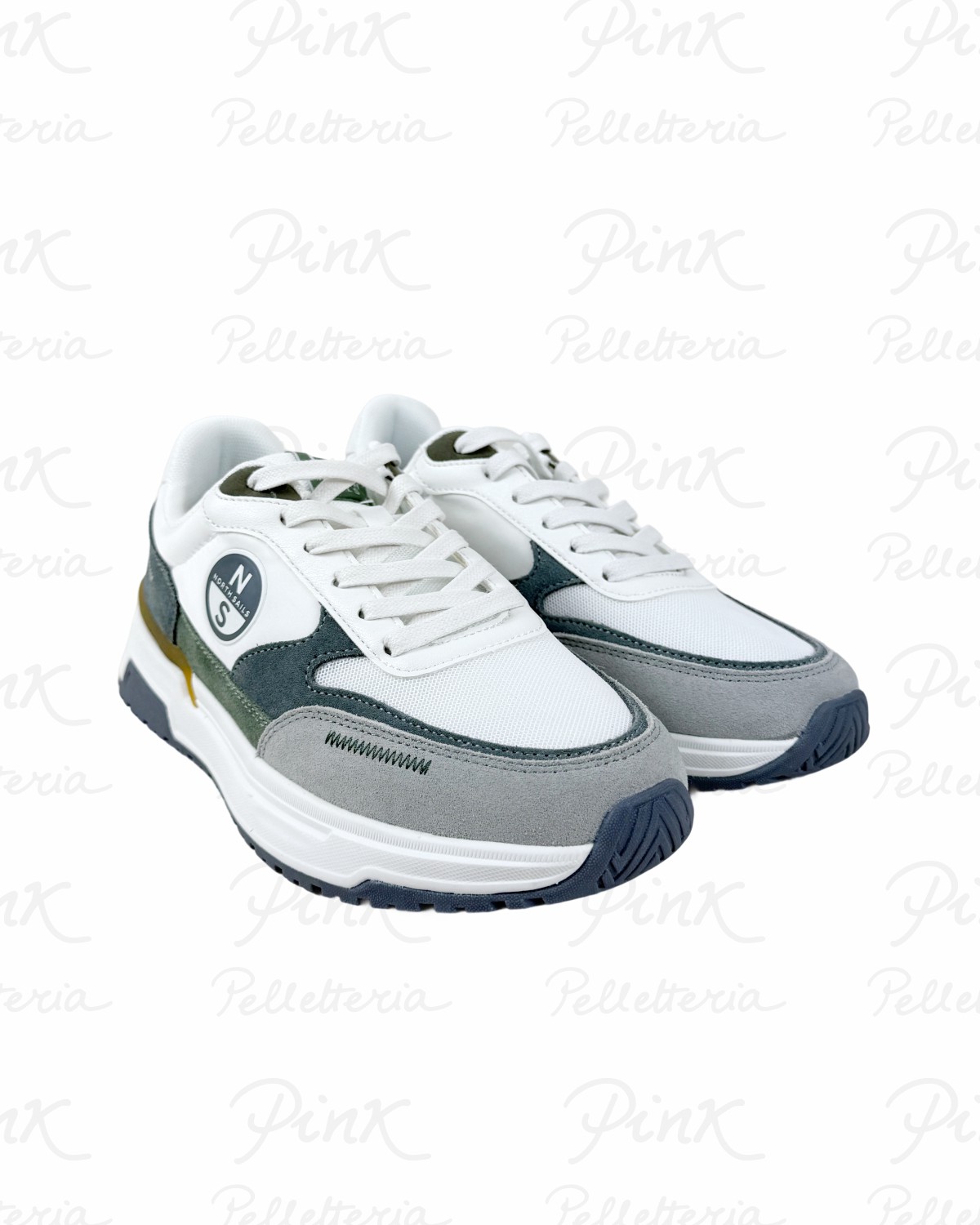 NORTH SAILS .Voyage 829 Sneaker Uomo M-NS26M109 GreyGreen