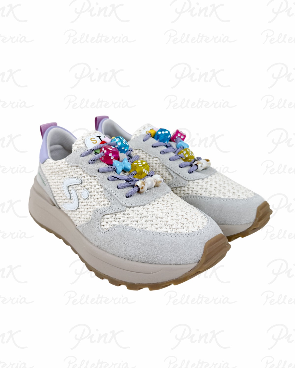 STAR FEET .Sneaker Woman 761S-170-17 Ivory Ivory