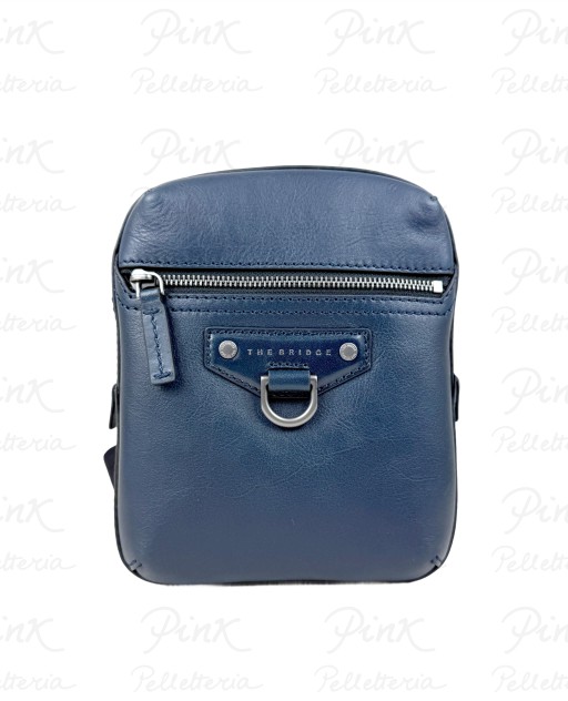 THE BRIDGE Man Iacopo Crossbody 056905EX-45 Blu