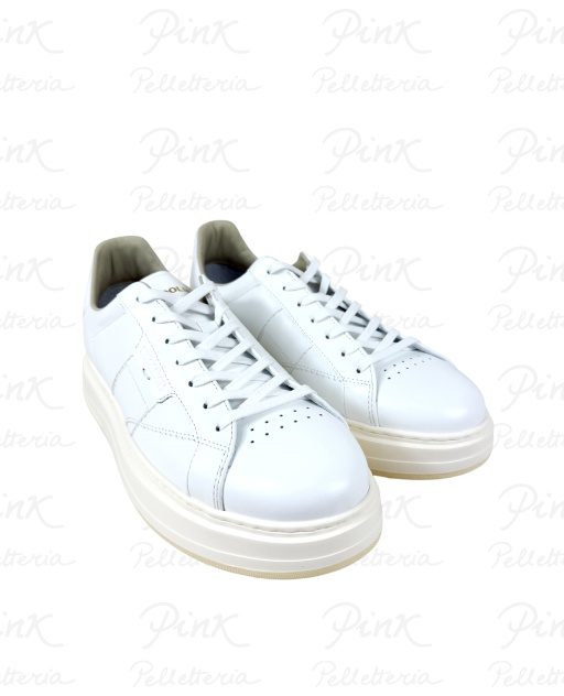 WOOLRICH Arrow Sneaker Man Calf-Abrasivato WFM252010B10A0 BiancoBianco