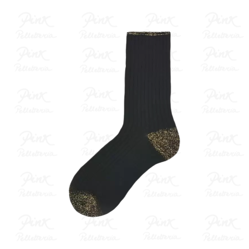 ALTO MILANO N.279 Calza Corta Donna 0279DC-121 Nero/Oro