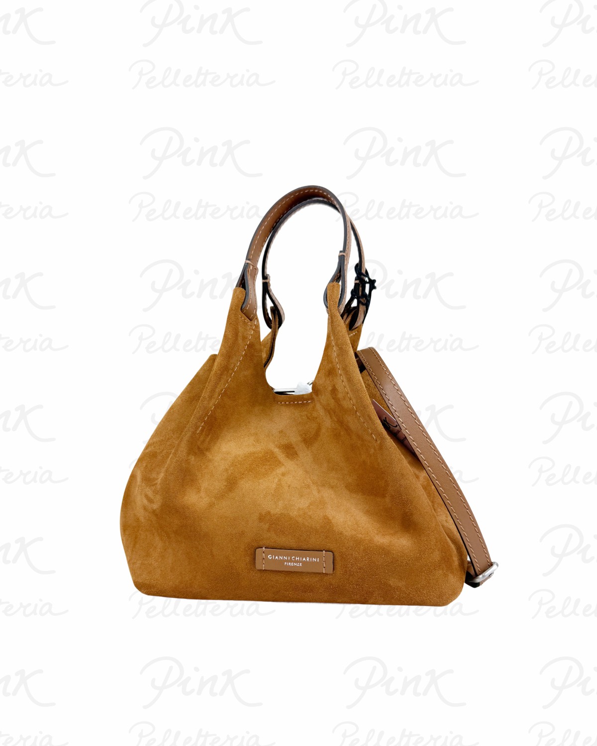 GIANNI CHIARINI Dua Borsa a Mano + Tracolla 9779-CM-PL 1478 Caramel