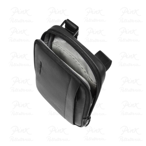 PIQUADRO Porta Smartphone c/Tracolla in Pelle AC6847W137R/N Nero