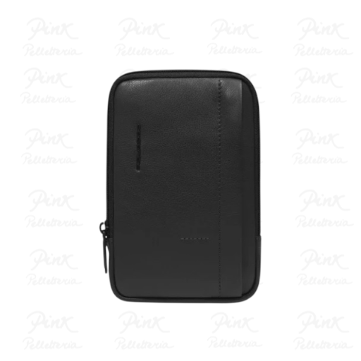 PIQUADRO Porta Smartphone c/Tracolla in Pelle AC6847W137R/N Nero