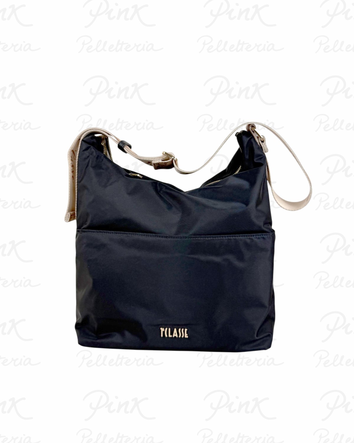 ALVIERO MARTINI PRIMA CLASSE Breeze Nylon Sottospalla Hobo LE46-9762-0001 Nero