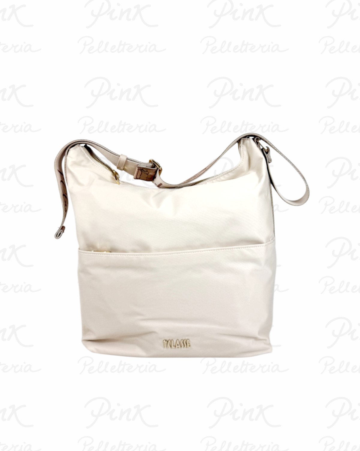 ALVIERO MARTINI PRIMA CLASSE Breeze Nylon Sottospalla Hobo LE46-9762-0928 Champagne
