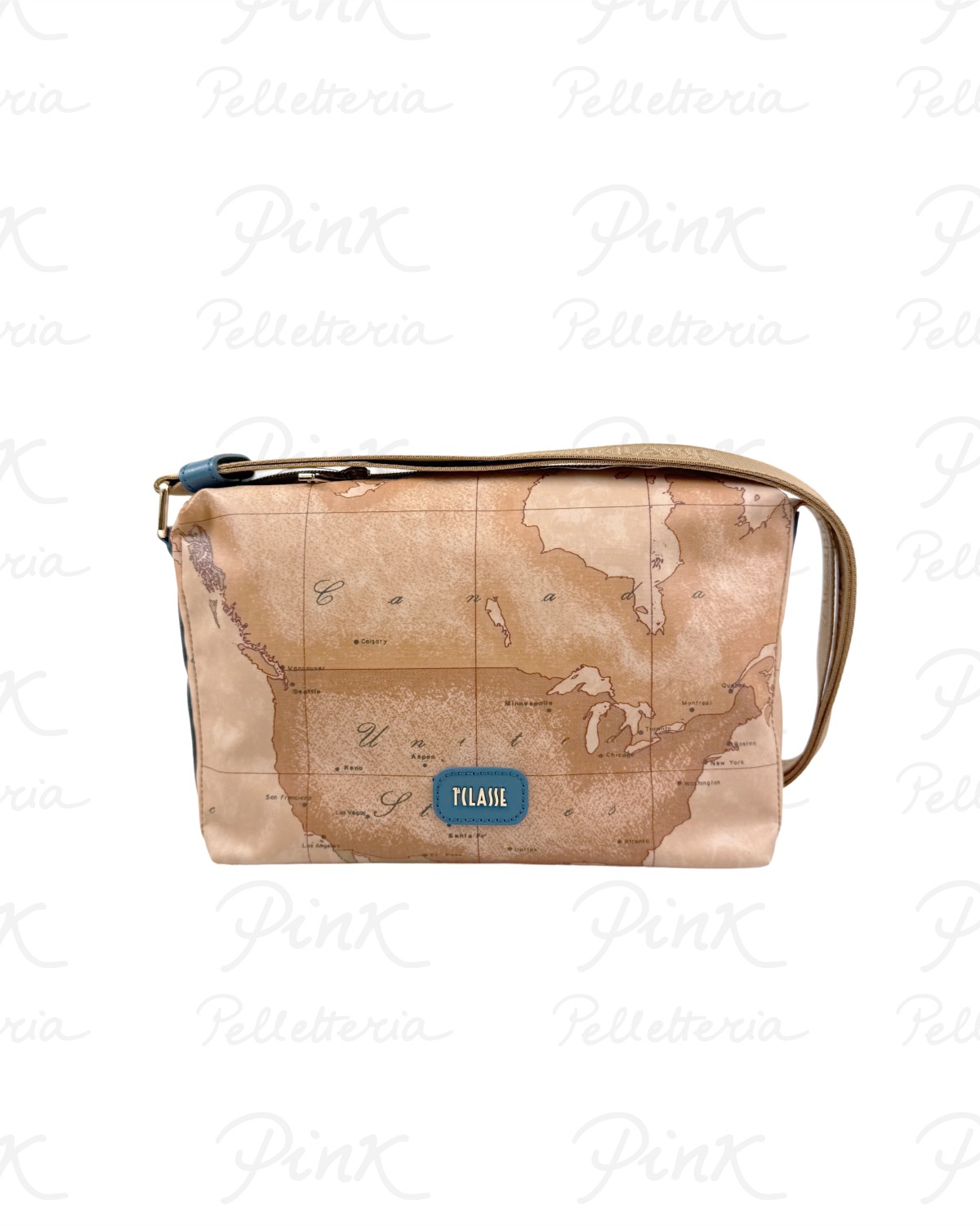 ALVIERO MARTINI PRIMA CLASSE Soft Petals Tracollina LE56-S578-0136 Blu Pacifico