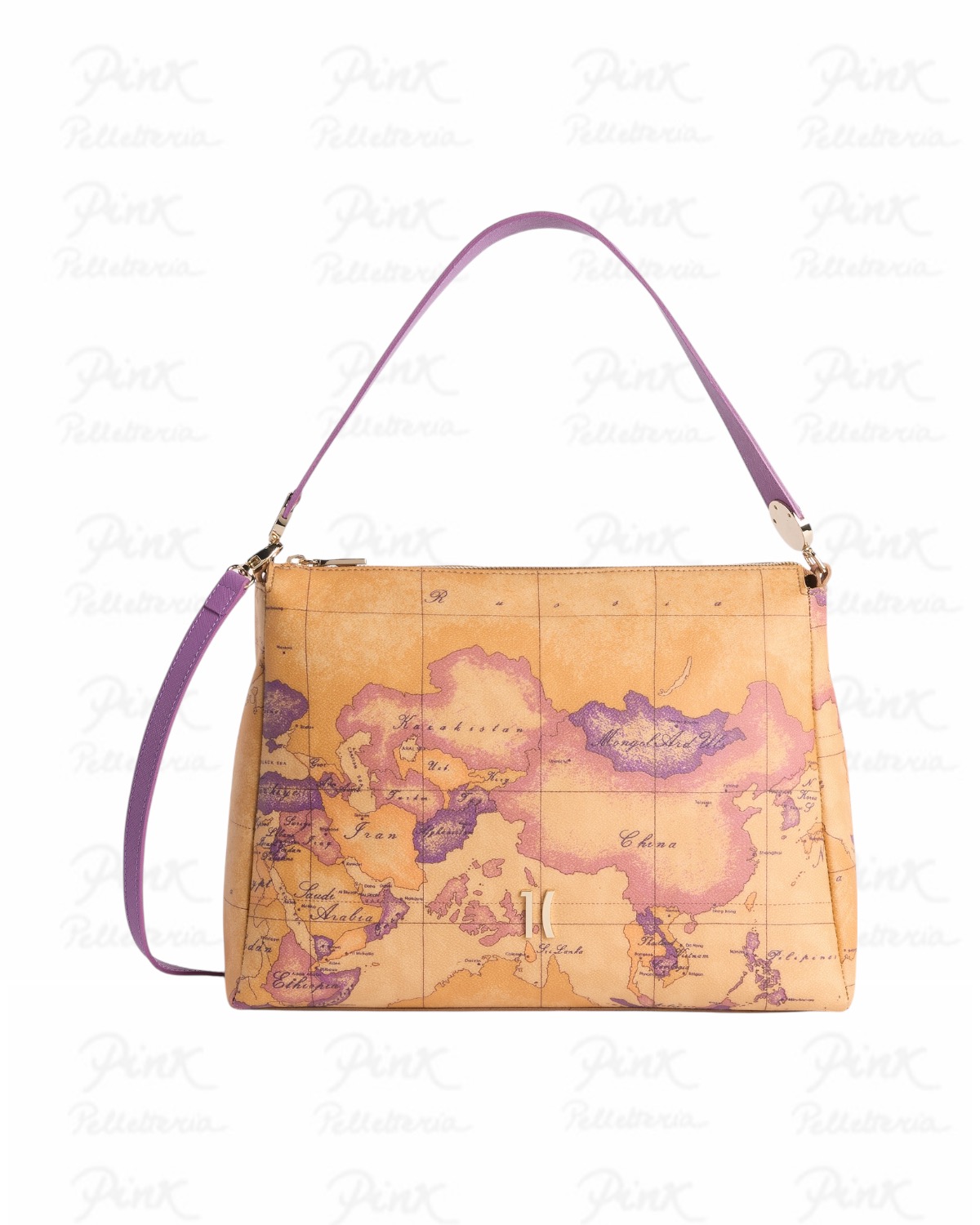 ALVIERO MARTINI PRIMA CLASSE Tropical Bag Sottospalla LF06-N921-0261 Viola Bouganville