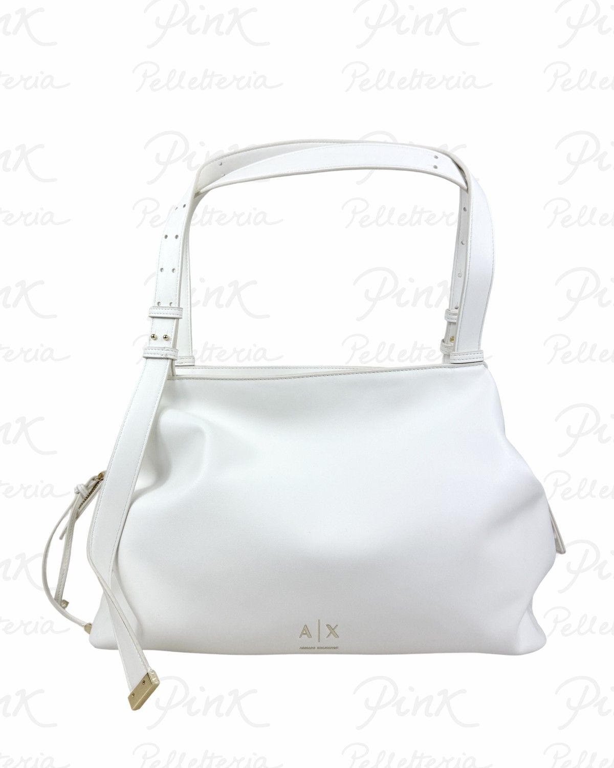 ARMANI EXCHANGE Alice Shopping M Woman XW002603-AF19902-U0011 Off White