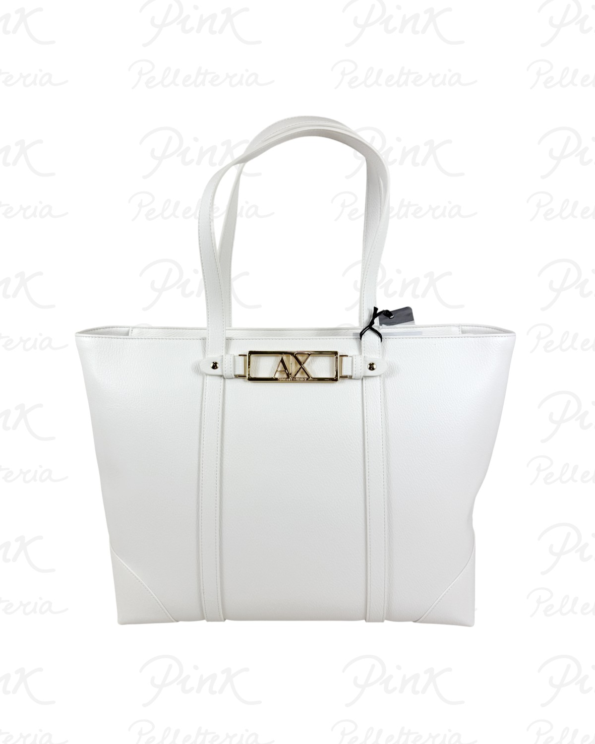 ARMANI EXCHANGE Polly Shopping Woman XW002608-AF15632-U0011 Off White