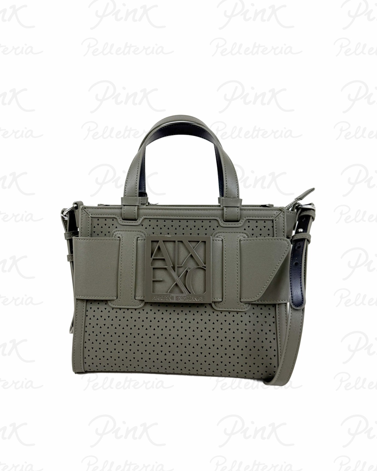 ARMANI EXCHANGE Susy Laser Cut Tote M Woman XW000392-AF22626-U7043 Savanna