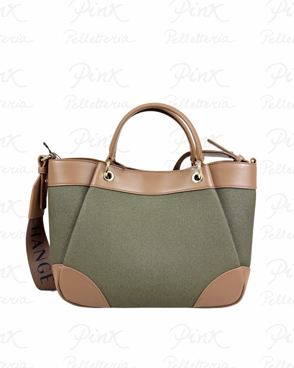 ARMANI EXCHANGE Wave Canvas Shopping M Woman XW000393-AF22518-M7015 Savanna Mineral