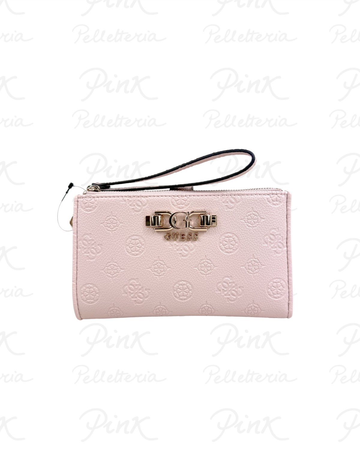 GUESS Anise Slg Double Zip Organizer SWPD9916157 LRL Light Rose Logo