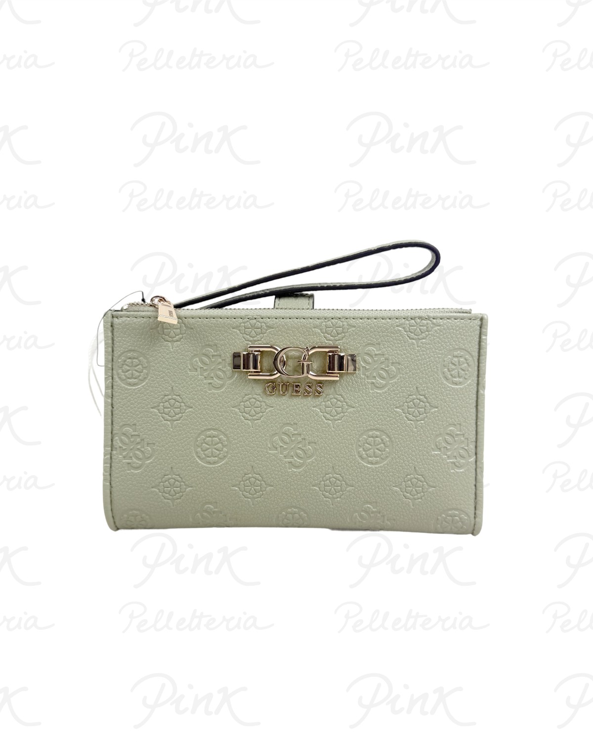 GUESS-Anise-Slg-Double-Zip-Organizer-SWPD9916157-SGO-Sage-Logo