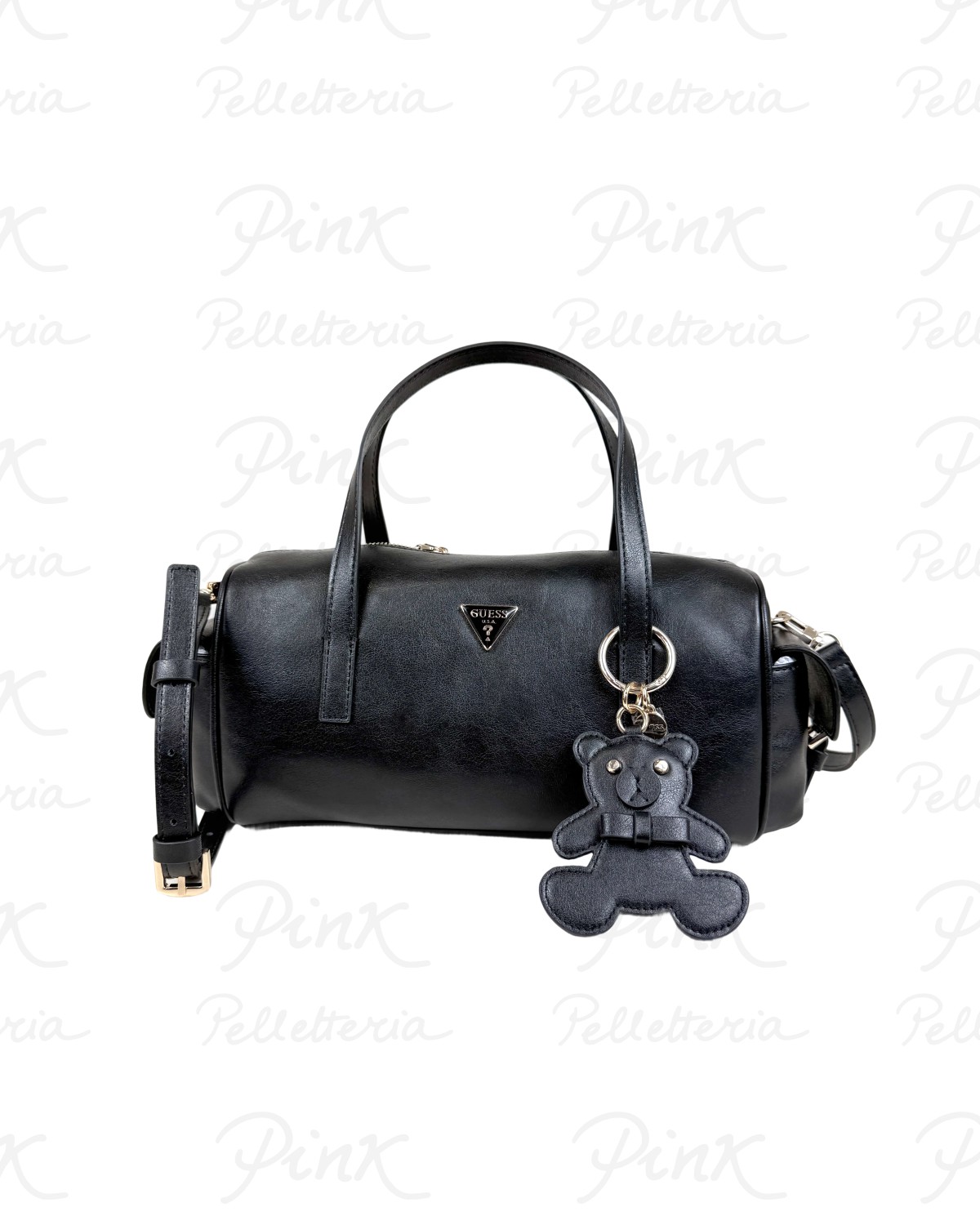GUESS Kassie Small Box Satchel HWTG9930050 BLA Black