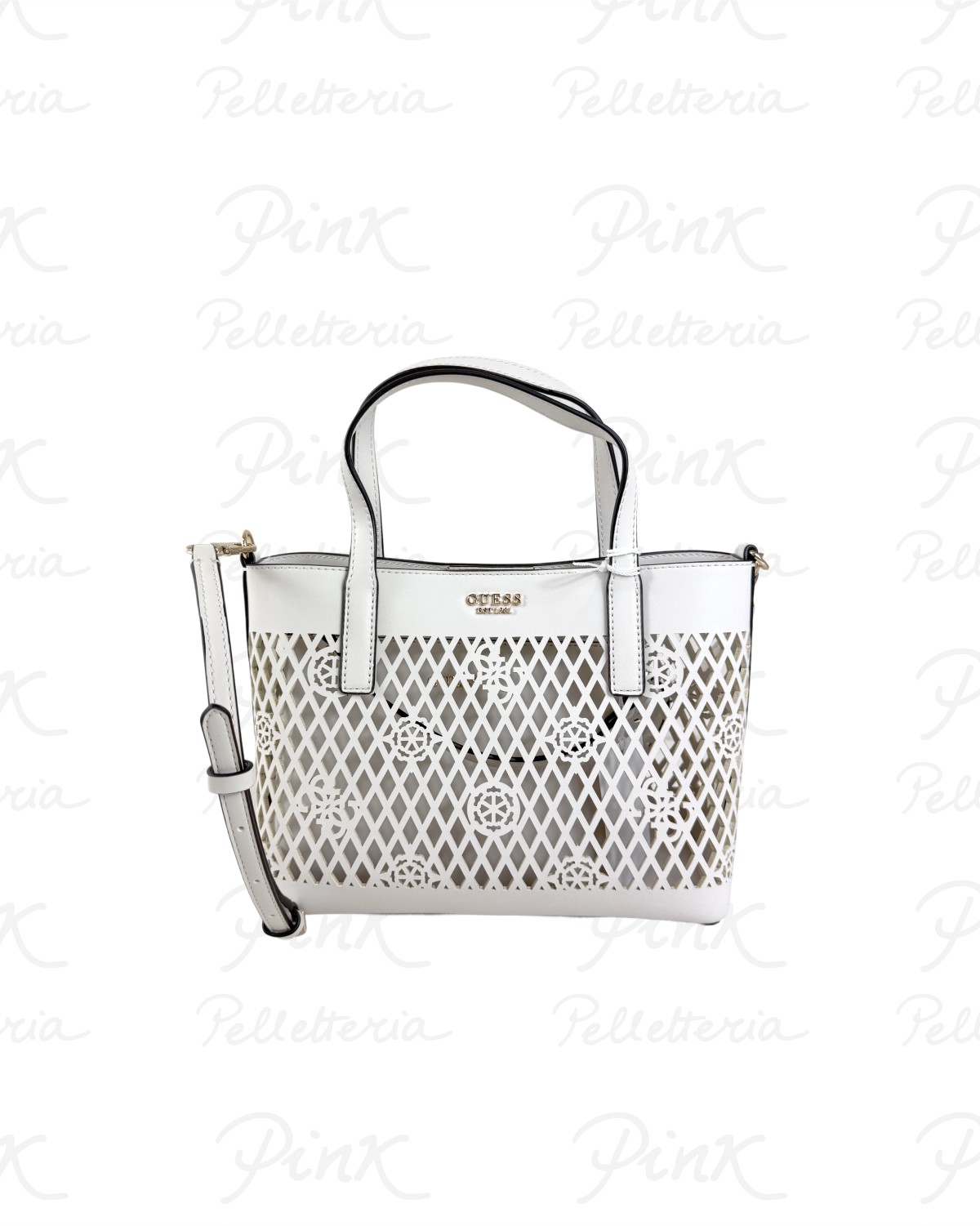 GUESS Letty 2 in 1 Mini Tote HWPG9911750 OFF Off White