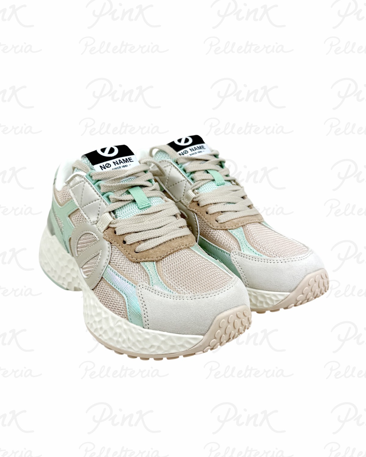 NO NAME Carter 2.0 Sneaker Woman SNCRKNITP7 MintNudeNude