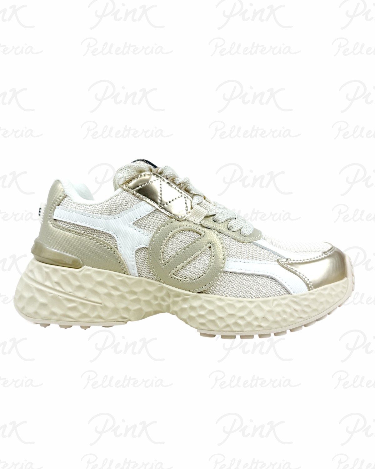 NO NAME Carter 2.0 Sneaker Woman SNCRKNREAE BeigeL.GoldL.Gold