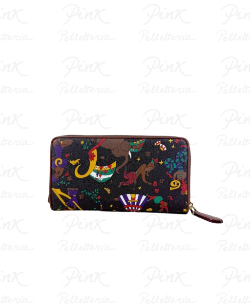 PIERO GUIDI Magic Circus Wallet L024-4038-88 Cioccolato