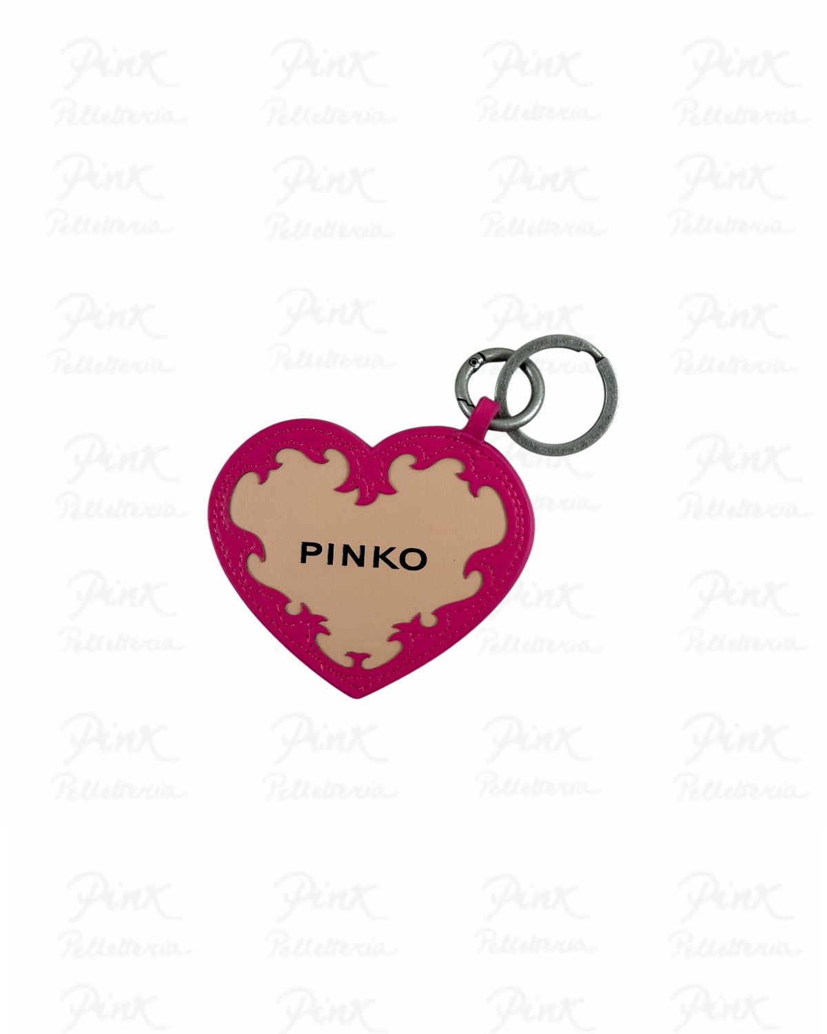 PINKO Charm Heart 106755-A31U-N8IO Pink Pinko/Rosa-Old Silver