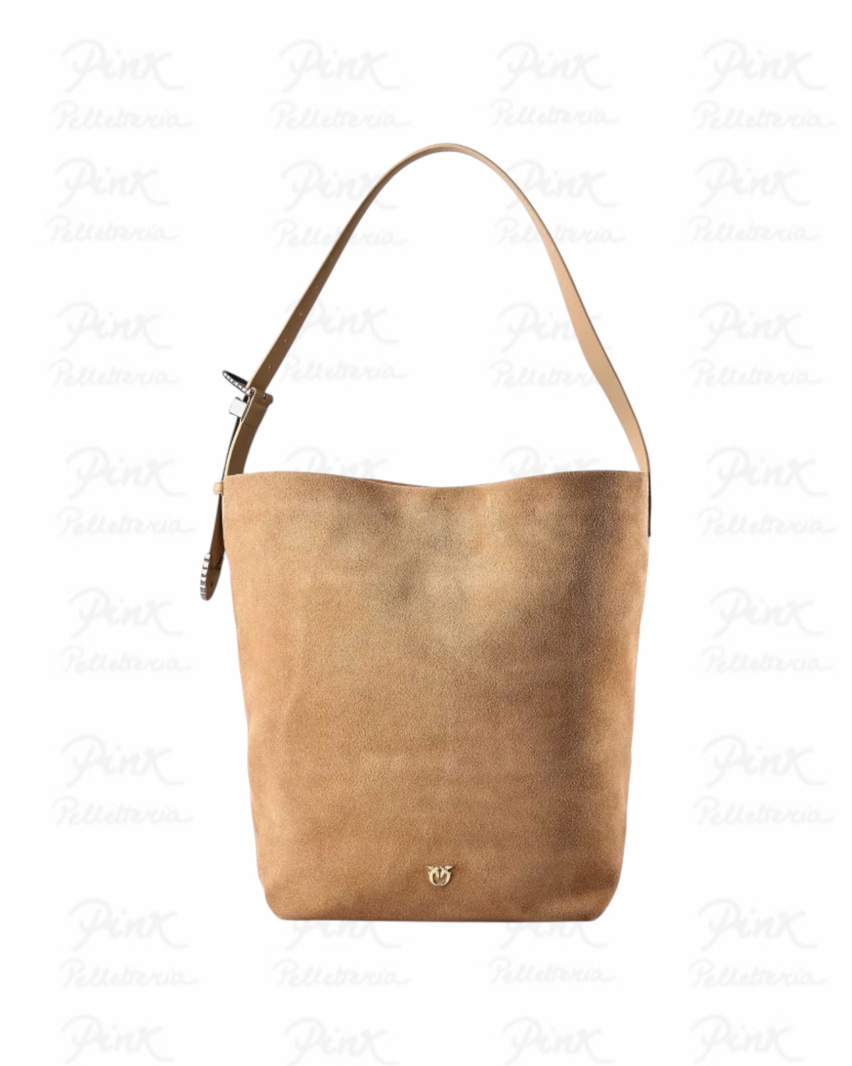 PINKO Trittico Bucket Big 106834-A0F6-L08A Beige-Scoiattolo-Gal.