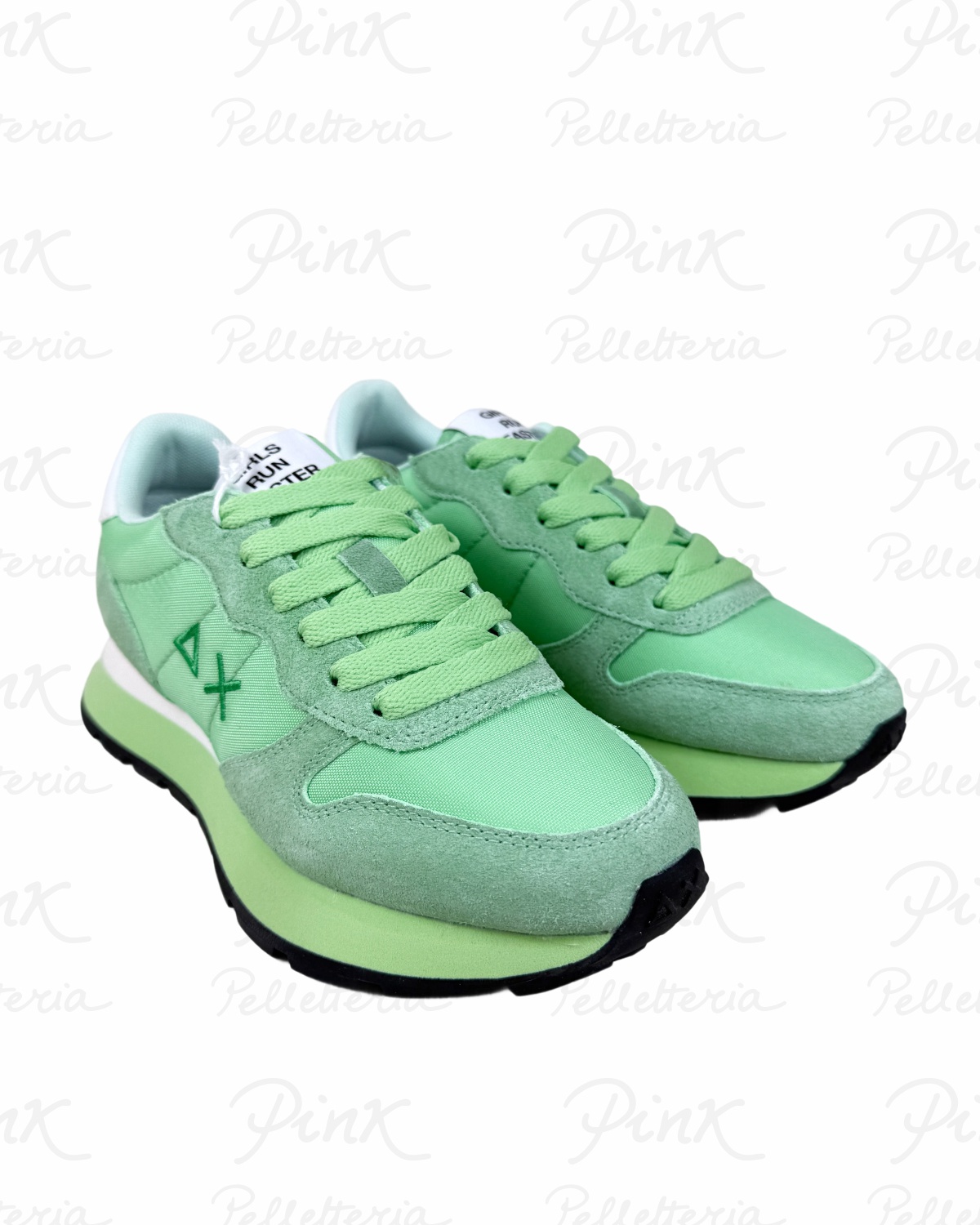 SUN68 Ally Solid Sneaker Donna BZ36201 38 Verde Menta