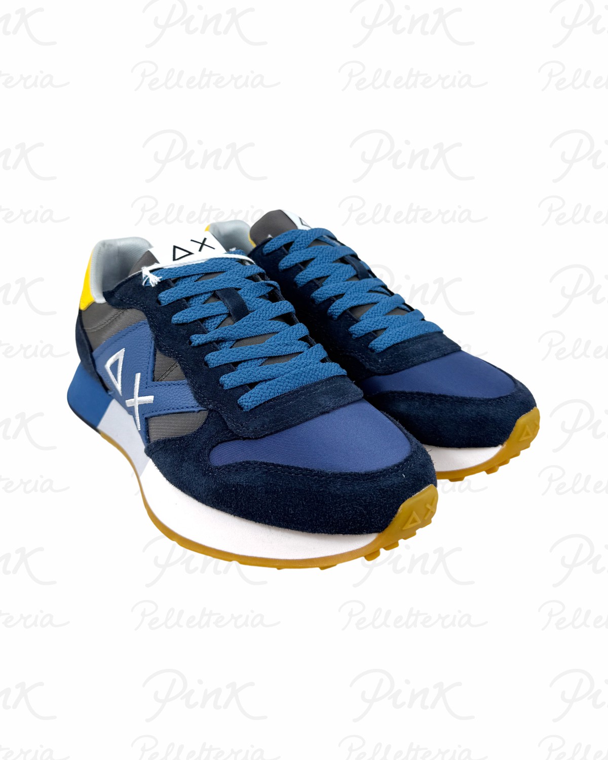 SUN68 Jaki 2,0 Bicolor Sneaker Uomo BZ36116 0799 Navy BlueInchiostro