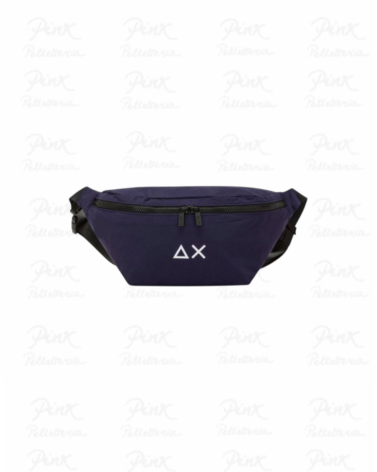 SUN68 Man Nylon Bum Bag W36102-07 Navy Blue