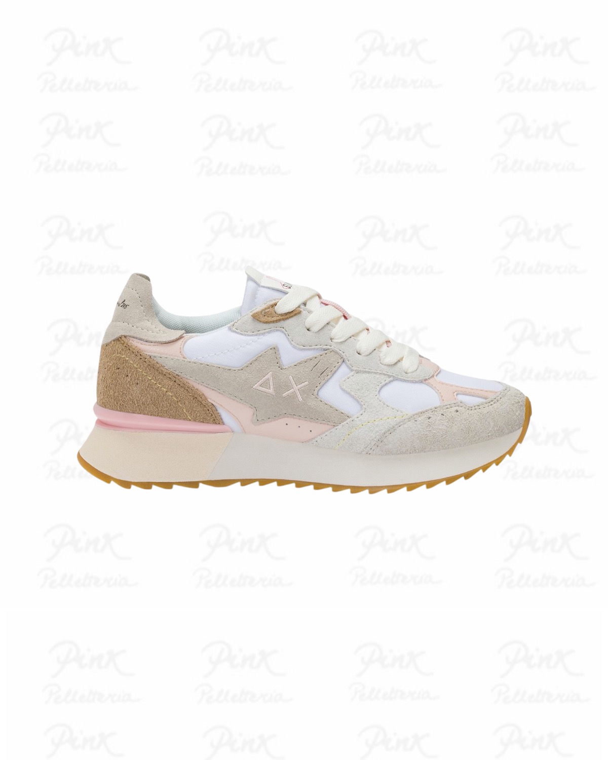 SUN68 Stargirl Multicolor Option Sneaker Donna BZ36215 01 Bianco