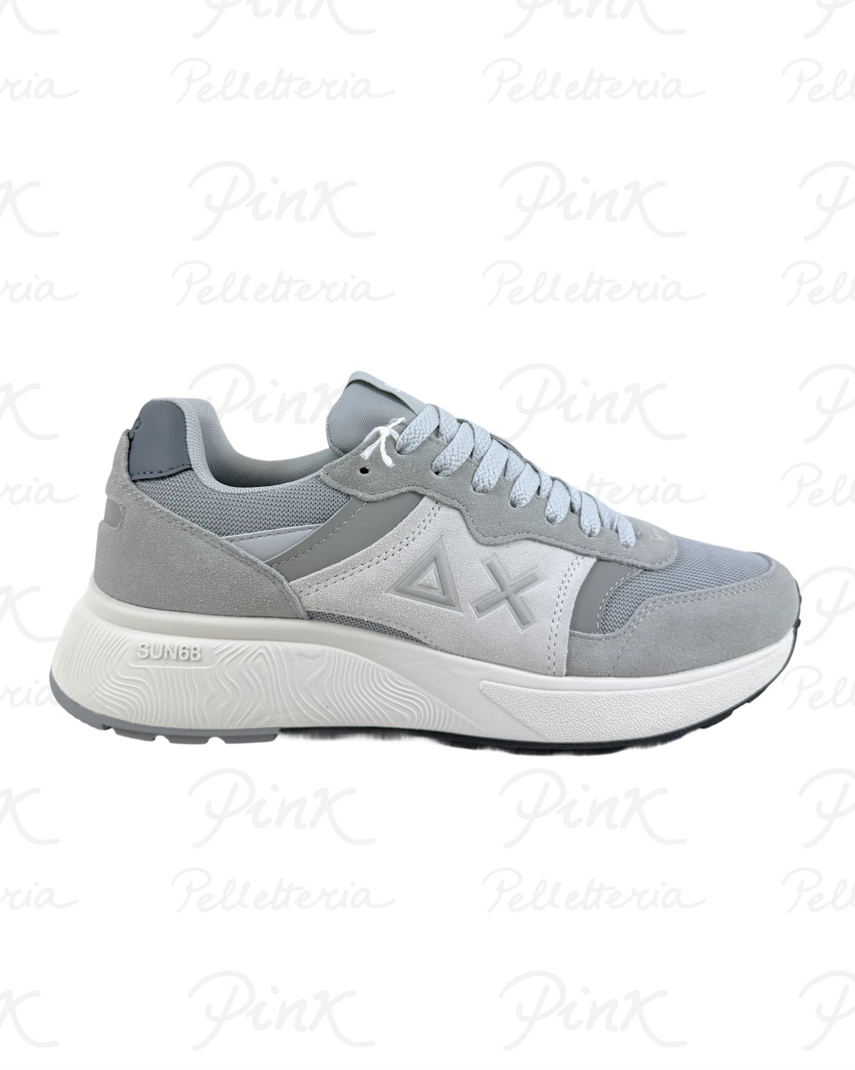 SUN68 Sun Daddy Sneaker Uomo BZ36127 06 Grigio Chiaro