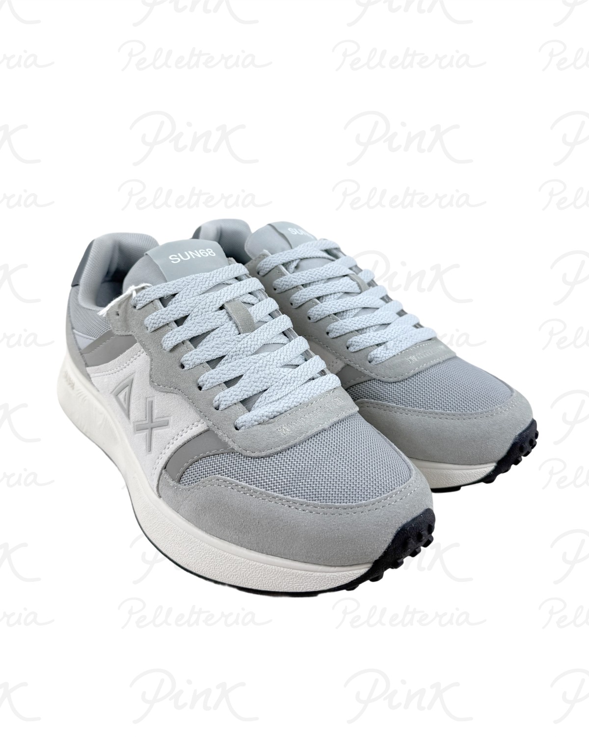 SUN68 Sun Daddy Sneaker Uomo BZ36127 06 Grigio Chiaro