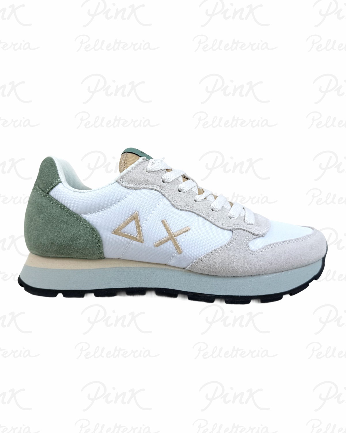 SUN68 Tom Multicolor Sneaker Uomo BZ36106 01 Bianco