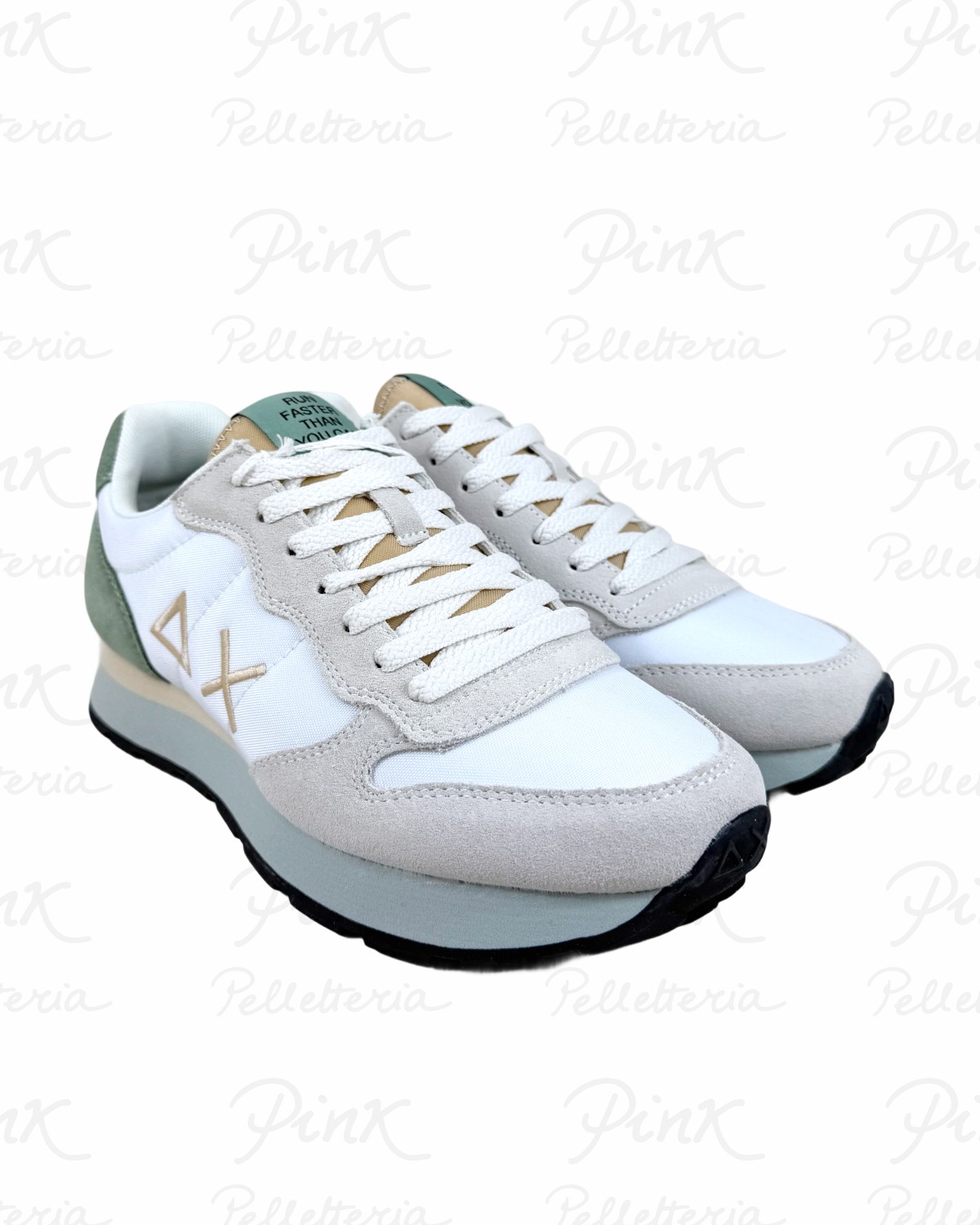 SUN68 Tom Multicolor Sneaker Uomo BZ36106 01 Bianco
