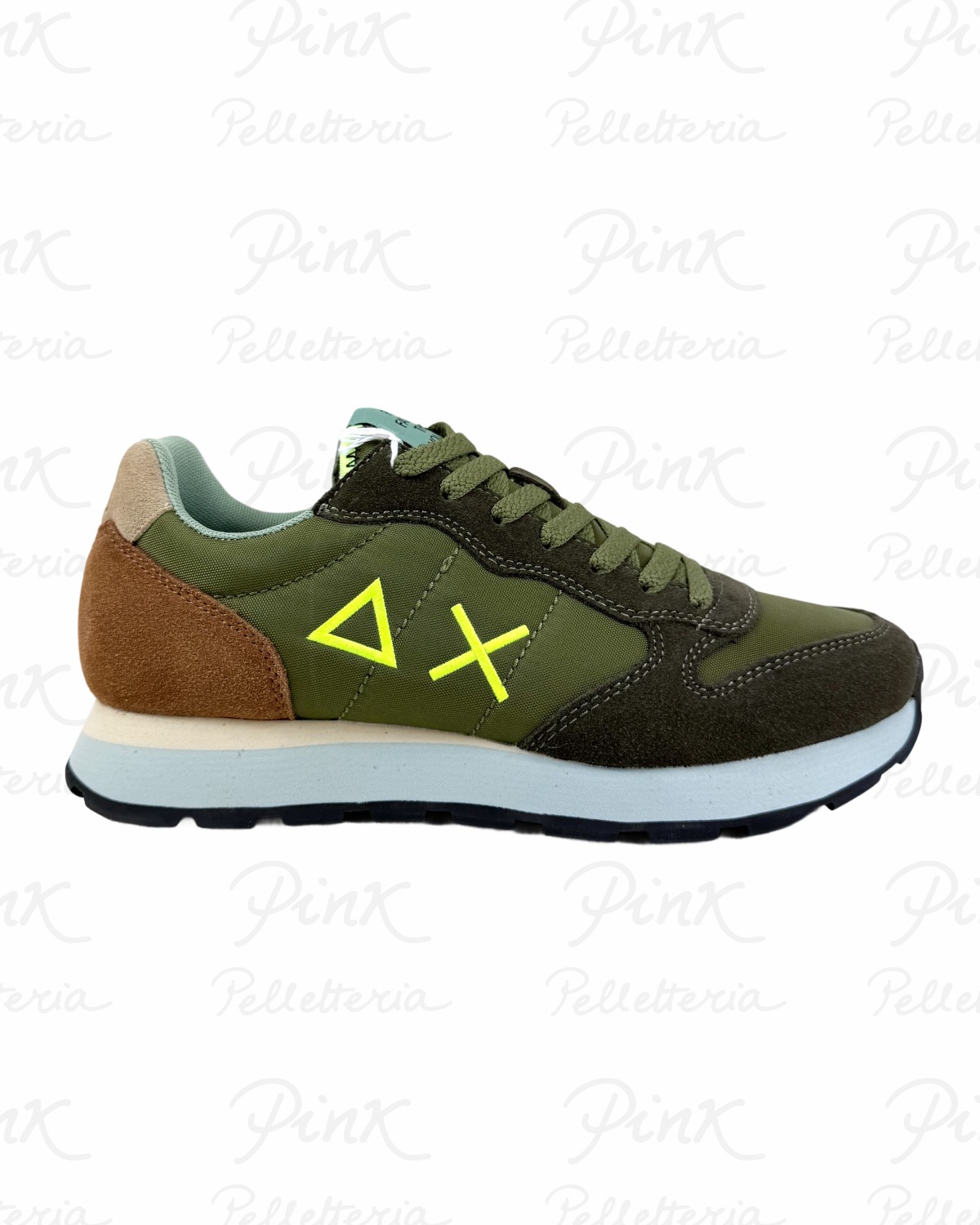 SUN68 Tom Multicolor Sneaker Uomo BZ36106 19 Militare