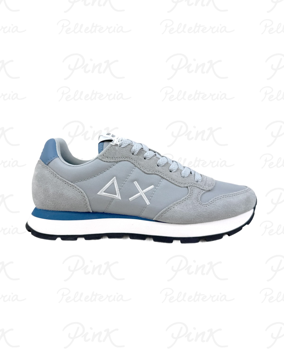 SUN68 Tom Solid Sneaker Uomo BZ36101 06 Grigio Chiaro