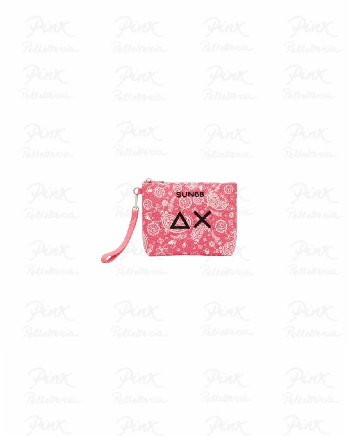 SUN68 Woman Printed Canvas Mini Pochette W36219-20 Fuxia