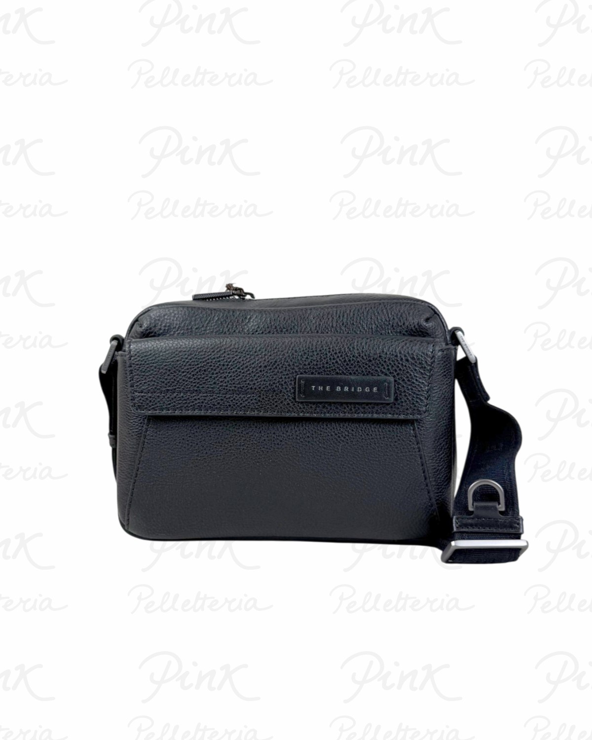 THE BRIDGE Man Ludovico Crossbody 053116LZ-7R Nero-Rutenio