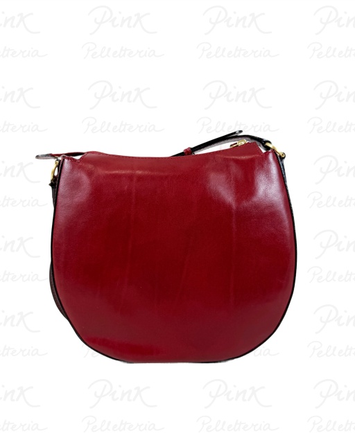 THE BRIDGE Woman Ilaria Shoulder Bag 045625012E Rosso Ribes