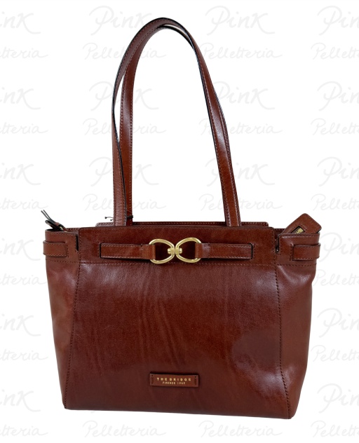 THE BRIDGE Woman Isotta Shopping Bag 04642501-14 Marrone